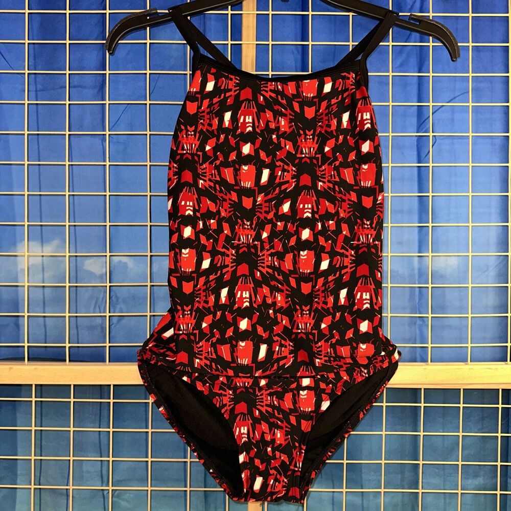 Rise Aquatics Swimwear 34 One Piece Racerback Keyhole Diving Swimsuit - Picture 2 of 6